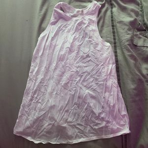 Lululemon white shirt with a open back